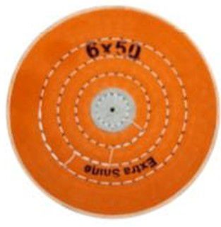 Круг муслиновый TOFF оранжевый Ехtra 6х50 (диаметр 150 мм, 50 слоев), шт