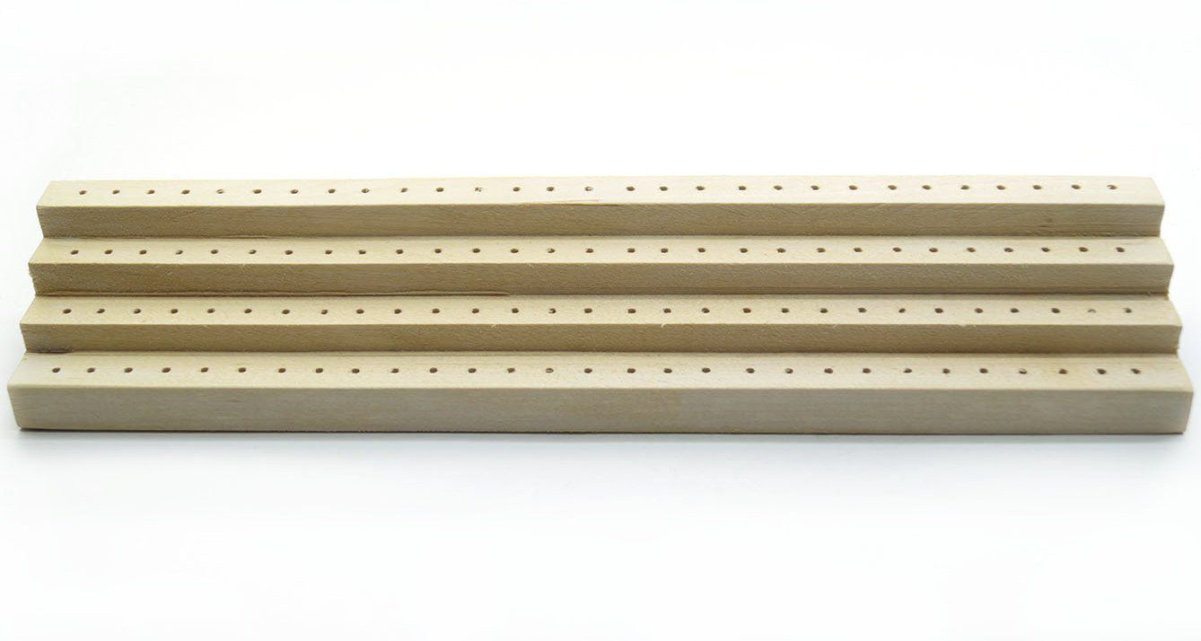 Подставка для боров деревянная, ступенчатая 300 мм, шт