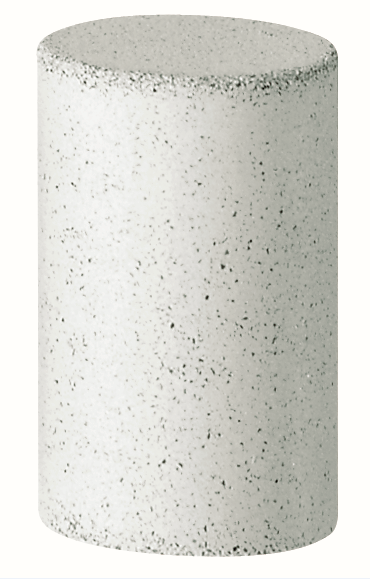 Резинка силиконовая EVE С12 без держателя (белая грубая) цилиндр, 12*20 мм, шт