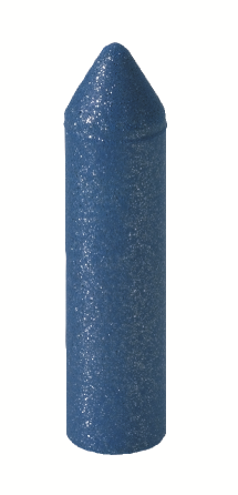 Резинка силиконовая EVE S6BL без держателя (синяя шлифовальная) штифт, 6*24 мм, шт