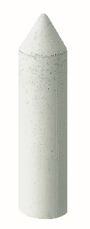 Резинка силиконовая EVE S6 без держателя (белая грубая) штифт, 6*24 мм, шт