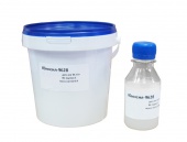 Резина силиконовая Юнисил-9628 прозрачная двухкомпонентная жидкая (в упаковке  0,9+0,09 кг), упак.
