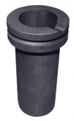Тигель графитовый на 1 кг для тигельной печи GF1100 (диаметр 65/50 мм, высота 125 мм)