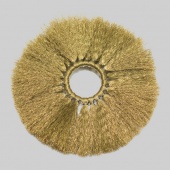 Щетка латунная диаметр 150 мм, внутренний диаметр 32 мм, 0,1 мм диаметр проволоки, шт