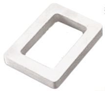 Рамка для резины алюминиевая одинарная (резинка 73х48х19 мм)