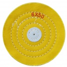 Круг муслиновый желтый 6х50К (диаметр 150 мм, 50 слоев)