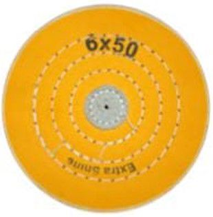  Круг муслиновый TOFF желтый Extra 6х50 (диаметр 150 мм, 50 слоев)