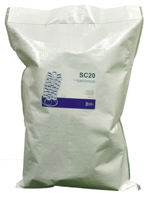 Масса формовочная (гипс литейный) SC20 (Satin Cast 20), 22,7 кг в мешках