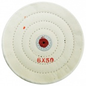 Круг муслиновый FAVORITE белый 6х50 (диаметр 150 мм, 50 слоев), шт