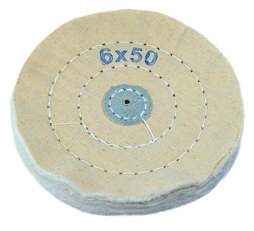 Круг муслиновый TOFF белый  6х50 (диаметр 150 мм, 50 слоев)