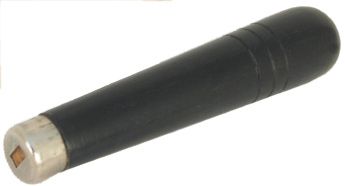 Ручка для надфиля деревянная 100 мм, черная, шт